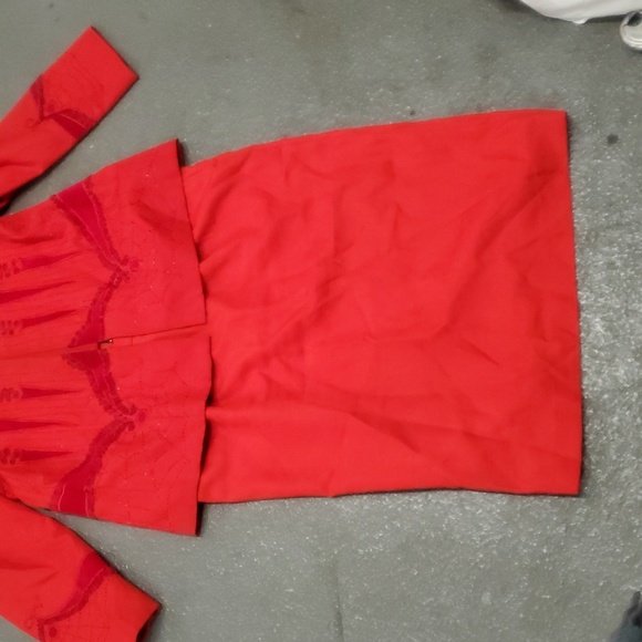 Ben Marc International beaded skirt Suit size 20 - Picture 8 of 14